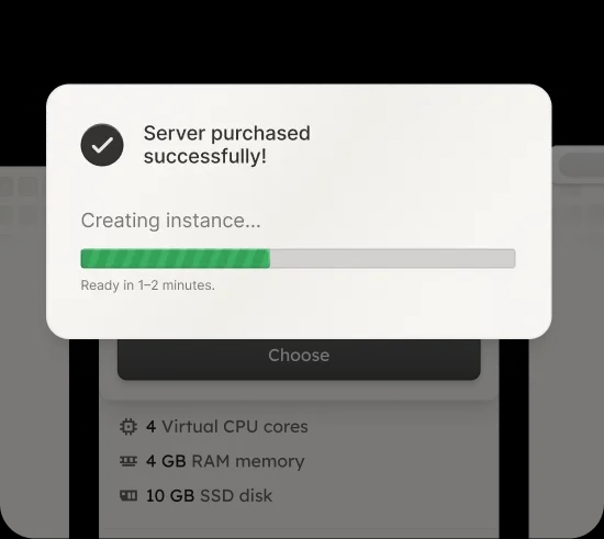 Guide step 3: Purchase a server
